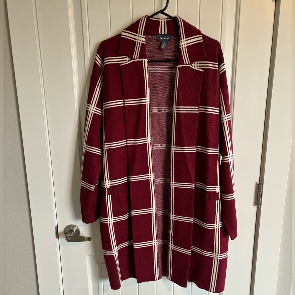Modcloth Mid-Century Modern Love Sweater Coat